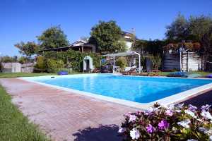 Luxury vacations rentals villa with pool near Avellino, beautiful private park with stunning view.  5 bedrooms, 4 bathrooms up to 10 sleeps 7