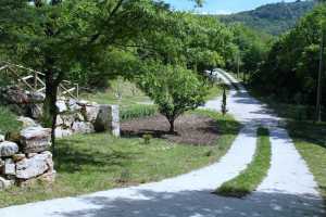 Private farmhouse vacations rentals with pool near Benevento in val di Sannio. Beautuful park immersed in a wood with 2 bedrooms and 2 baths 9