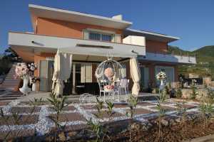 Seafront vacation villa rental with amazing view of Mediterranean sea at Praia a Mare. This holiday seafront villa has 6 bedrooms and 9 bathrooms 3