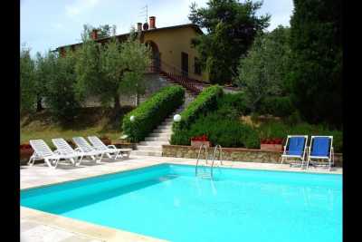 Villa in collina in Toscana, Monte San Savino con piscina vicino ad Arezzo e Cortona con splendida vista sulla Valdichiana fino a 8 posti letto